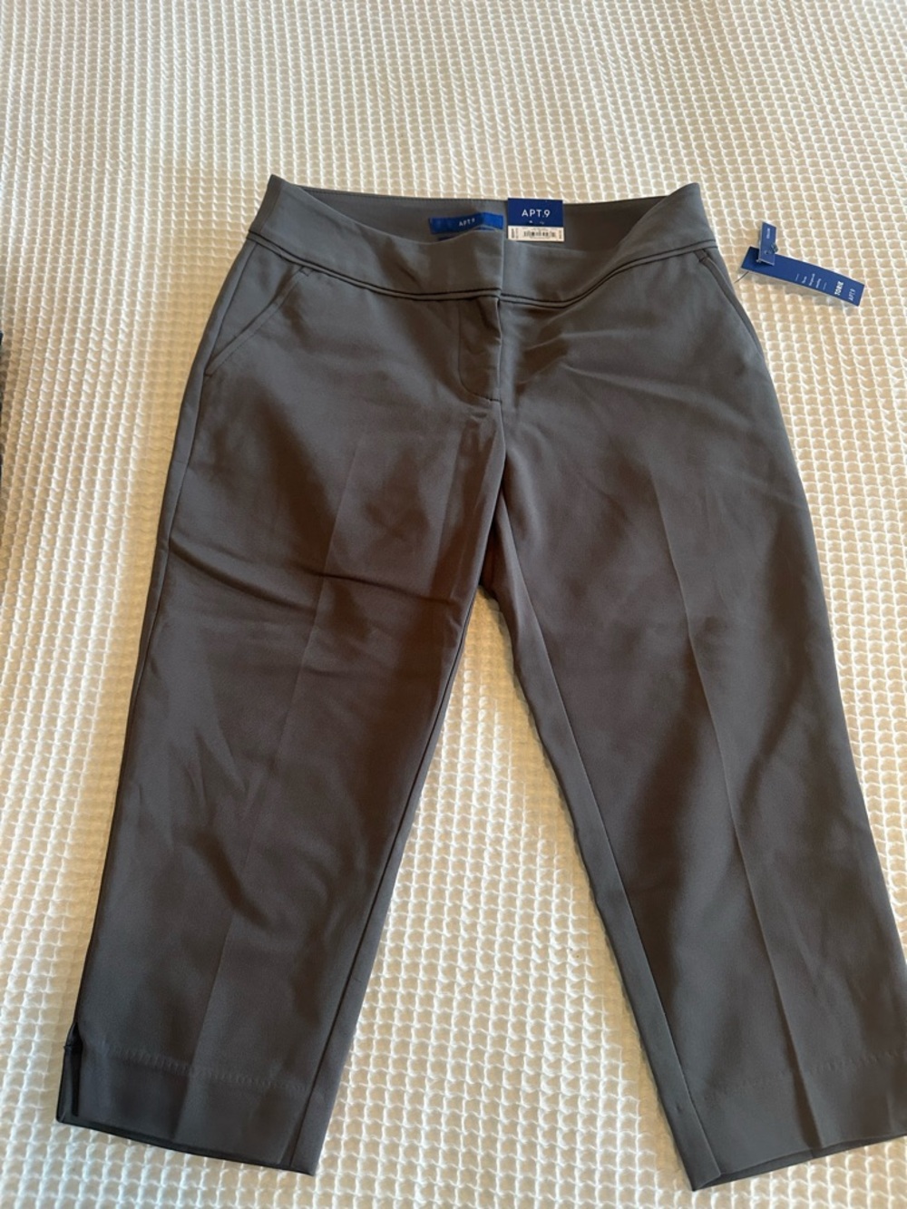 NEW Apt. 9 Torie Slate Gray Capris